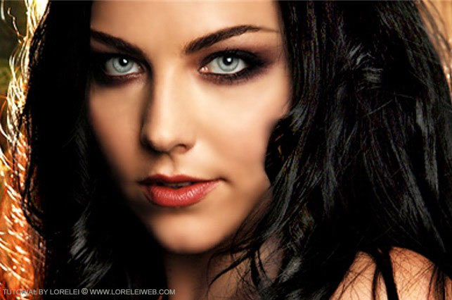 You can take the picture of Amy Lee that we used as her eyes are really 