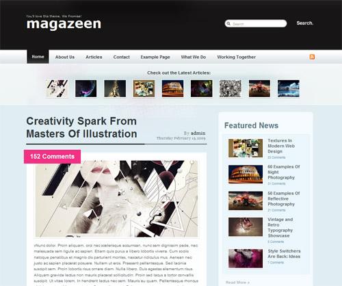 Magazeen in 40 Free High-Quality WordPress Themes