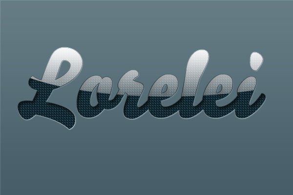 embossed text effect photoshop - Designed Stylish Embossed Text with Metallic Glow