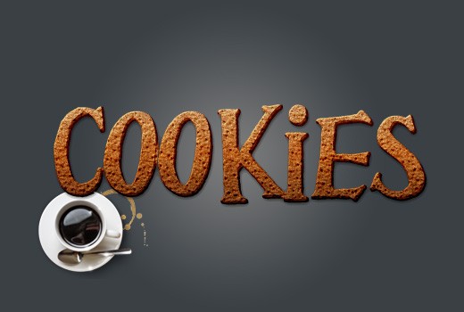 Sweet Cookies Text Effect in Photoshop For Beginners - Layer Styles Lorelei Web Design