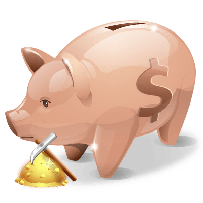 Piggie Bank Wordpress Theme - For Gold Diggers - Blog Lorelei Web Design