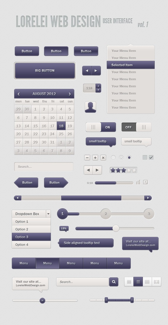 Download Our First Edition of User Interface - Premium Downloads Lorelei Web Design