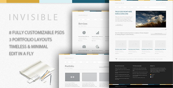 New Premium Download - Full 8 Pages PSD Website Template - Premium Downloads Lorelei Web Design