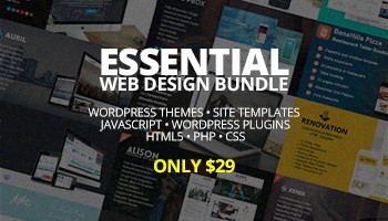 The Biggest Essential Web Design Bundle – Only $29 - Blog Lorelei Web Design