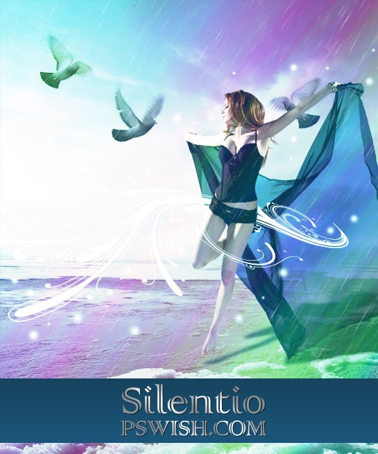 Design Unforgettable Fantasy Art Scene Silentio - Photoshop Resources Lorelei Web Design