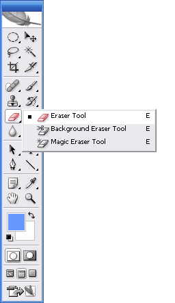 Using The Eraser Tool, Photoshop Basics - Photoshop Resources Lorelei Web Design