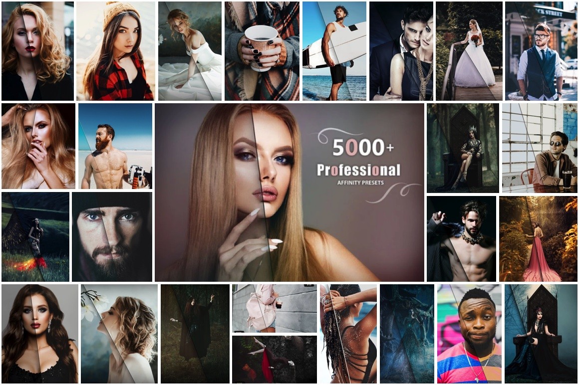 The Professional Presets Bundle - 5000+ LUTs for Davinci, Affinity, Photoshop, LumaFusion, etc...