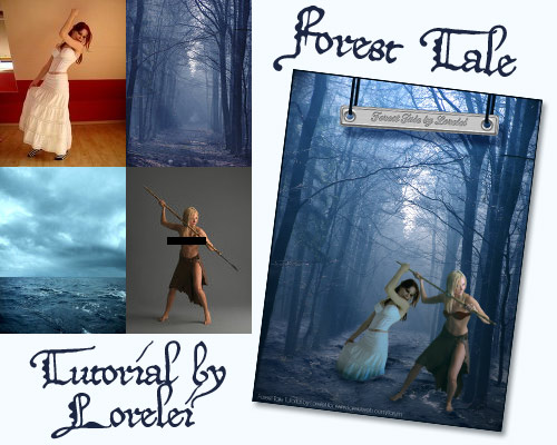 Design a Surreal Fantasy Art Forest Flood Tale - PS Tutorials Lorelei Web Design