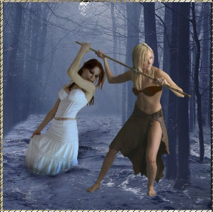 Design a Surreal Fantasy Art Forest Flood Tale - PS Tutorials Lorelei Web Design