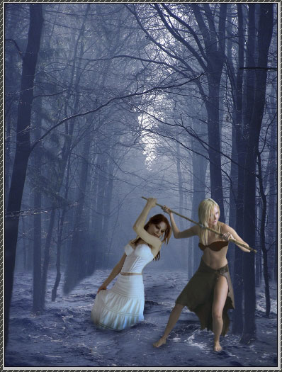 Design a Surreal Fantasy Art Forest Flood Tale - PS Tutorials Lorelei Web Design