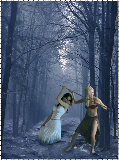 Design a Surreal Fantasy Art Forest Flood Tale - PS Tutorials Lorelei Web Design