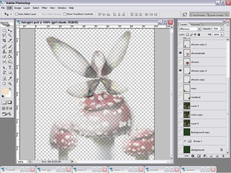 Design a Mystical Miniature Scene with a Fairy Girl - Photoshop Tutorials Lorelei Web Design