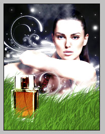 Tutorial: Make Perfume Commercial in Photoshop - perfume poster design