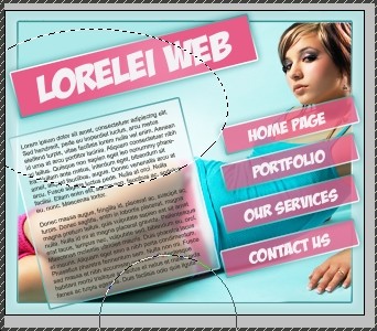 Sexy Portfolio Template Making a Gorgeous Splash Page - PS Tutorials Lorelei Web Design Sexy Portfolio Template Making a Gorgeous Splash Page - PS Tutorials Lorelei Web Design
