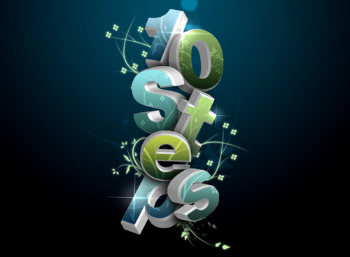 Highest Quality Text Effect Tutorials for Photoshop - Photoshop Resources Lorelei Web Design 07 in 50 Stunning Photoshop Text Effect Tutorials