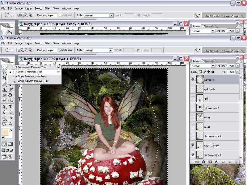 Design a Mystical Miniature Scene with a Fairy Girl - Photoshop Tutorials Lorelei Web Design