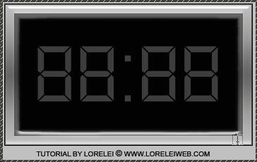 Design Animated Digital Clock With Live LCD interface - Photoshop Tutorials Lorelei Web Design